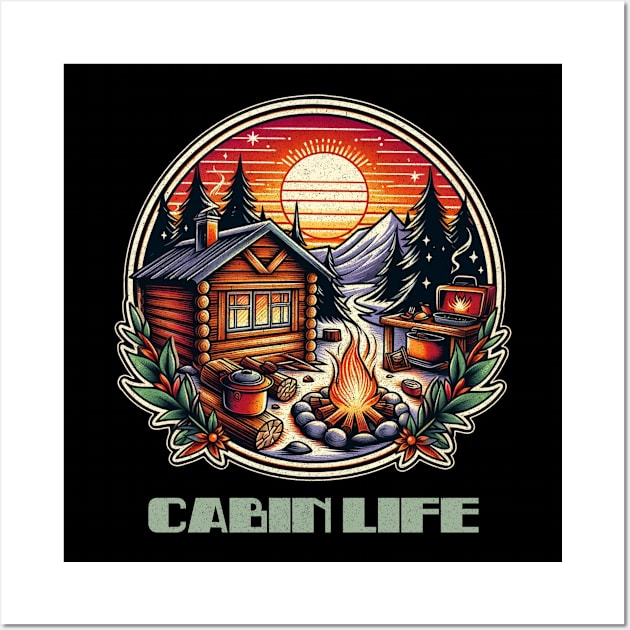 Cabin life Wall Art by Tofuvanman